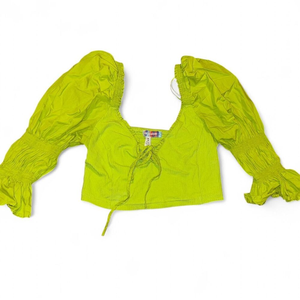 Urban-outfitters Women's Green Crop-top - M